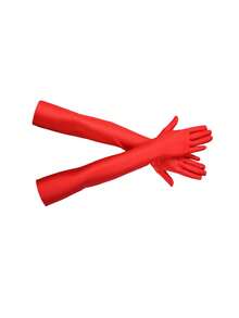 Conjunto de 5 piezas de accesorios retro de los años 20 para damas, que incluye un tocado de plumas Charleston, un collar de perlas falsas, aretes y guantes largos, es perfecto para accesorios de vestir de fiesta de Halloween - multicolor - Ver 12