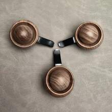 Difusor de fragrâncias para carro em madeira artesanal (1 unidade), na cor nogueira preta natural. Ideal para saídas de ar do carro. Difusor de óleos essenciais sem fragrância. - Camelo - Ver 4