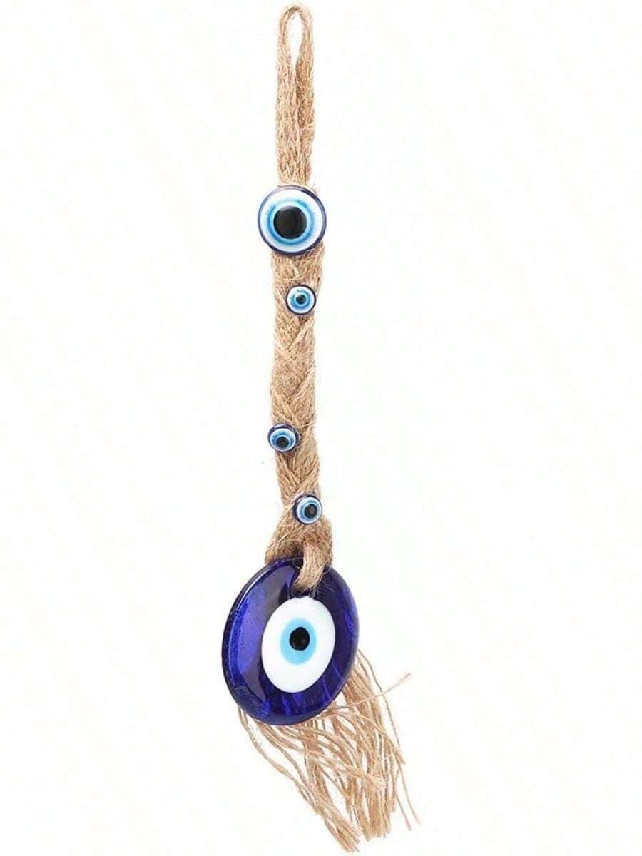 EstiloAmuleto De Cristal Turco, Amuleto De Ojo De La Suerte Azul, Mal De Ojo Turco, Colgante De Pared, ProteccióN De La SuerteVersióN Mejorada - 1 - Ver 1