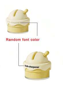 3-Second Knife Sharpener, Slide Front & Back 3 Times, Ice Cream Suction Cup Sharpening Stone, Household Kitchen Knife & Scissor Sharpening Tool, New Professional Rapid Knife Sharpener - Multicolor - View 7