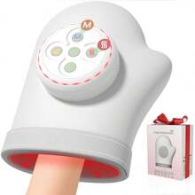 Rechargeable Electric Hand Massager, Finger Press Style Wireless Hand Massager With 2000mAh Rechargeable Battery, Great Gift For Loved Ones - Silver - View 2