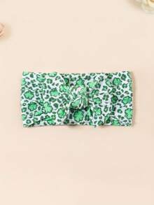 3条/套 绿色幸运草印花蝴蝶结婴儿发带，超柔软宽大，适合保护囟门、拍照、送礼、休闲、居家、度假、运动、复古、优雅、可爱、学院风等场合。 - 彩色 - 查看 6