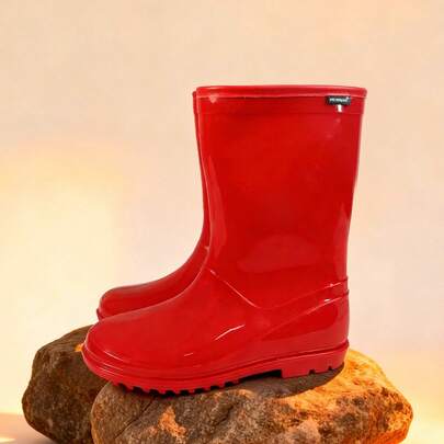 Stylish Boots For Outdoor Activities - Lightweight Mid-Calf Waterproof Shoes For Casual Wear, School, Hiking, And Beach Fun - Comfortable Soft Sole Ideal For Rainy Days And Stream Walking