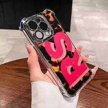 Personalisierte Initialen Schildpatt Monogramm Handyhülle  16 Pro Max Hüllen für  17, 16, 15, 14, 13, 12, 11 Pro Max L354 SYML - Silber-07X-L354 - Übersicht 10