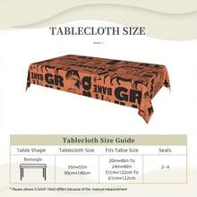 1pc Traeger BBQ Smoker Vintage Tablecloth - Washable Polyester, 35x55in, Butcher & Smoker Design For Home Kitchen, Dining Room, Parties & Holidays, Indoor/Outdoor Use, Indoor Table Decor | Rustic Table Decor | Versatile Use Fabric - Nhiều màu - Xem 6