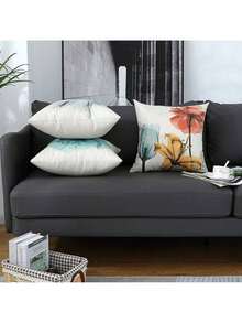 EstiloFundas De Almohada 18X18 Pulgadas, Fundas De Almohada Cuadradas 4 Piezas Bohemian Modern Farmhouse Neutral Decorative Pillow Covers Linen Cushion Covers For Sofa, Bed, Home DecorVersióN Mejorada - gris verdoso - Ver 10