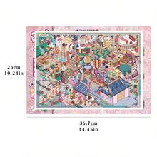New DIY Scene Stickers, House Stickers, 2 Patterns, Large Size 36.7*26cm, 3D Special Oil Craft, Scrapbooking, 3D Miniature House Micro Landscape Stickers, DIY Scrapbook Stickers, Landscape Stickers, Notebook Stickers, Reusable, Multiple Sizes Available Scrapbook Supplies Stationery Funny Stickers Laptop Stickers Kindle Phone Stickers - Multicolor - View 5