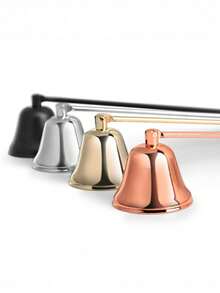 4pcs Candle Snuffer Tool Set: Candle Snuffer, Candle Wick Trimmer, Candle Snuffer Cover, Candle Snuffer Hook, Stainless Steel Candle Tray - Multicolor - View 7