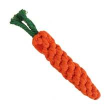 Pet Dog Teething, Cotton Rope Toy, Carrot, Little Yellow Duck, Teddy, Pomeranian, Puppy To Relieve Boredom, Biting Resistant, Suitable For Medium And Large Dogs - Carrot - View 7