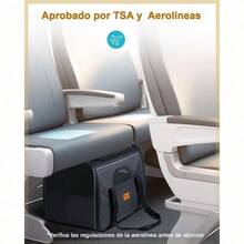 Transportador para Gatos y Perros Portátil de Tela, Mochila Transportadora para Mascotas con Cierres de  con Bloqueo, Transportador Plegable y Transpirable con Tazón Plegable& asiento para perro auto | mascotas perros | cama para perro. - 123 - Ver 7