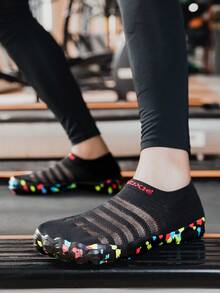 TOLLN 1双女士速干户外涉水鞋，防滑游泳鞋，防刮水鞋，两栖沙滩鞋 - 黑色 - 查看 3