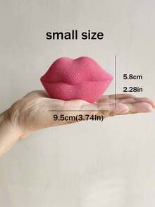 1pc Glam Fantasy Resin Lips Sculpture Decor, Glam Vanity Table Accent, Aesthetic Bedroom Decor, Versatile For Living Room, Bedroom, Bathroom, Kitchen, Office, Hotel, Restaurant, Bar, Wedding, Valentine'S Day, Mother'S Day, Thanksgiving, Desk Decor, Gift For Her, Office Desk Accessories (Two Size-Small/ Large) - Multicolor - View 17
