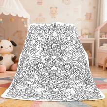 Adult Coloring Book Blanket - & Floral Mandala Heart Design With Love Lettering, Soft Flannel All-Season Cozy Throw For Relaxing Art Activity, Valentine'S Day Gift For Women & Men, Romantic Couples Gift Idea, Durable Bedspread Or Couch Cover Four Seasons Universal Multifunctional Blanket/Perfect Gift, 2D Printing Him, Her Gifts For Her, Him, Family, Boyfriend, Girlfriend, Father, Family, Mother, Lover, Daughter, Son, Grandfather, Grandmother, Friend, Classmate, Pet. Perfect Nap, Camping, Travel, Home, Daily Life, Office Decoration, Birthday, Anniversary, Valentine's Day, Thanksgiving, Christmas, Halloween, Mother's Day, Father's Day, Wedding, New Year Gifts,Back To School Season,Graduation Gift,Sofa,Bed,Car,Bedroom,Living Room,Office, Outdoor Camping, Beach,Wall Decoration,Newly Expanded Themed Collections To Meet A Variety Of Styles And Scenar. - 多色17 - 查看 4