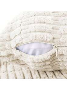 EstiloTendencia2PCS Fundas De Almohada, 45X45Cm Cremallera Invisible Fundas De CojíN, Pana Fundas De Almohada Para Sofá, Dormitorio, Coche, Sala De Estar De Decorar (Bquecinolan)Calidad PremiumVersióN Mejorada - neutral - Ver 4