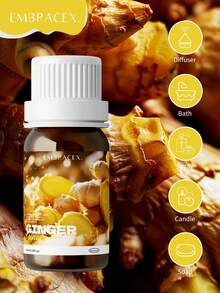 EMBRACEX. 22種植物精油 10ml 迷迭香精油、檀香精油，包含肉桂、乳香、薄荷、檸檬草、尤加利、生薑、茶樹、廣藿香、雪松、白麝香、艾草、香茅、黑胡椒、牛至、茴香、佛手柑、橙花、茉莉、丁香，適用於芳香療法擴香器、蠟燭製作、擴香器、禮品，適合男女使用，亦可用於汽車空氣清新劑、皮革護理等 - 精油 - 查看 11