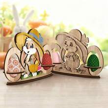 New - Bunny Egg Holder - Easter Bunny Egg Stand - Easter Egg Stand Set - Recommended Holiday Gift - Multicolor - View 4