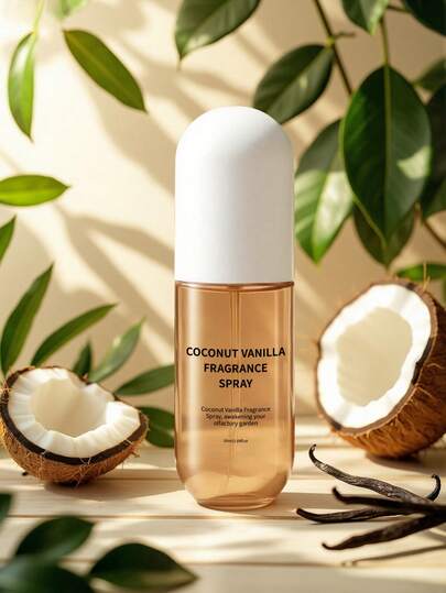 50ml Brazil Fragrance Spray, Limited Edition Vanilla Coconut And Wild Rose Scents, Suitable For Fabrics, Pants, Skirts And Other Daily Items, Can Be Used For Home Decor, Pillows, Wardrobes, Bags, Handbags, Ideal Gift For Travel, Christmas, New Year, Mother's Day, Anniversary, Easter Holiday, Hotels, Offices, Gyms, Cinemas, Museums