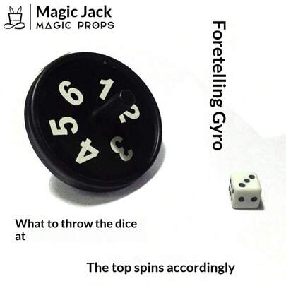 1pc Prophecy Spinner Creative Digital Fortune Telling Spinner Dice, Funny Desktop Stress Relief Toy - Holiday Gift - Birthday Gift - Perfect Gift