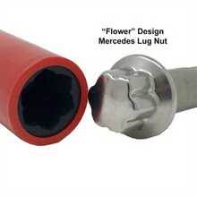 17mm Plastic Sleeve Lug Nut Socket Protector For Mercedes-Benz - 17MM Serrated Lug Nut - For Mercedes Benz S - View 3