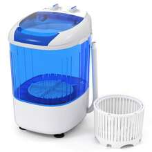 Portable Washing Machine 5.5 Lbs Mini Top Load Washer With Removable Spin-Dry Tub Blue/Gray - View 10