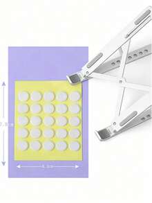 2026 New Adjustable Laptop Stand, 8-Level Ergonomic Height Adjustment, Compatible With 10-15.6 Inch Laptops And IPads, Made Of ABS Material. Essential For Office Desk, Effectively Relieves Neck Fatigue, Enhances Work Comfort, Ideal For Home, Office And Travel. Lightweight And Portable, Helps Create An Efficient And Comfortable Working Environment, Must-Have Office Accessory.