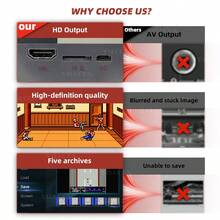 迷你复古掌上游戏机 - USB供电即插即用系统，带来经典娱乐体验 - 唤起美好的家庭回忆 - 设置简单，是聚会、生日和节日的理想礼物 - 黑色 - 查看 2