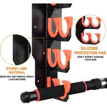 2pcs Fishing Rod Holder Rack, Suitable For Garage, Wall Or Ceiling Installation, Can Hold Up To 10 Rods, Great For Fishing Enthusiasts (Fishing Rods Not Included)