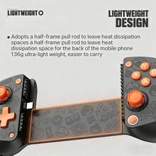 GAMESIR X5 Lite電競手把 多平台相容遊戲手把 霍爾搖桿穩定操控 矽膠按鍵觸感柔和 Type-C介面便利連接 防滑人體工學設計 - 絕區零翰墨黑 - 查看 9