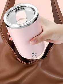 多种颜色可选，自动搅拌杯，电动便携咖啡杯，防溢设计，无需加热，可搅拌液体，适用于办公室、厨房、旅行，以及牛奶和可可饮料。耐用饮用杯，是馈赠亲友或办公室节日礼物的理想之选。无需加热，搅拌杯 - 彩色 - 查看 10