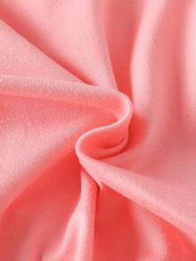 Baby Girls' Bow & Heart Print T-Shirt And Shorts Set, Spring/Summer - Pink - View 8