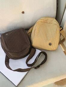 Women's Crossbody Bag, New Style, Minimalist And Versatile Bucket Bag, Fashionable And Niche, Single-Shoulder Bag, Suitable For Outings, Travel, Carrying Phone, Keys - Multicolor - View 6