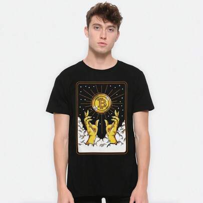 Camiseta "Que Dios bendiga Bitcoin", tallas para hombres y mujeres (BTC-67881)
