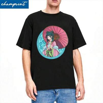 'Kusuriya No Hitorigoto Anime For Men Women T Shirt The Apothecary Diaries Tees Short Sleeve Crewneck T-Shirts Cotton Clothing'
