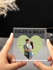 Khung ảnh đôi bằng acrylic tùy chỉnh, Quà tặng Ngày Valentine, Ảnh cá nhân hóa, Tên, Kỷ vật tình yêu, Quà tặng Ngày Valentine lãng mạn, Trang trí acrylic tùy chỉnh ngày tháng và chữ, Phụ kiện trang trí nhà cửa, Đa chức năng, Trang trí, Có thể tái sử dụng, Thanh lịch & Thời trang, Phong cách hiện đại, Có thể tùy chỉnh, Cá nhân hóa, Độc đáo, Quà tặng lý tưởng cho các cặp đôi/người yêu - Nhiều màu - Xem 5