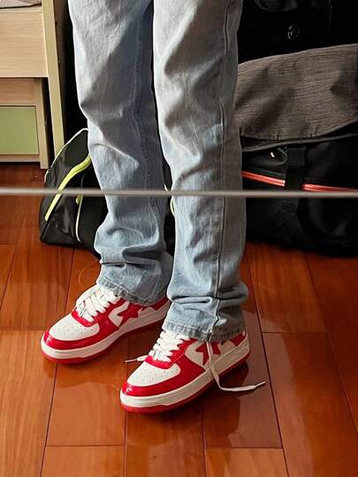  A BATHING APE 真皮经典舒适低帮时尚运动鞋，男女通用