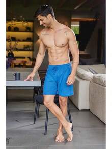TendenciaAlfani - Pijama para Hombre, Paquete De 2 Bermudas para DormirCalidad premium - Cuerpo de Marines/Militar - Ver 5