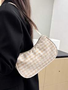 简约、快捷、方便的格子单肩包