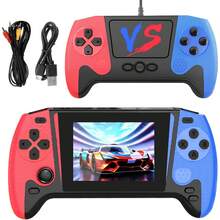 Máy chơi game cầm tay YIYI 500 trong 1, máy chơi game cổ điển, máy chơi game video di động, tích hợp 500 trò chơi cổ điển, màn hình lớn HD 3.5 inch, pin sạc 1020mAh, hỗ trợ chơi 2 người và kết nối TV, quà tặng Giáng sinh/Sinh nhật, phù hợp cho cả nam và nữ, 1 máy (1 người chơi/2 người chơi) - Nhiều màu - Xem 2