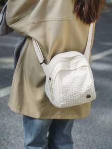 Women's Crossbody Bag, New Style, Minimalist And Versatile Bucket Bag, Fashionable And Niche, Single-Shoulder Bag, Suitable For Outings, Travel, Carrying Phone, Keys - Multicolor - View 3