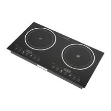 CNCEST Double Burner Induction Cooktop 2400W Portable Electric Stove With Horizontal Design Fast Heating Perfect For Home Kitchen Apartment Restaurant Camping Caravan And Party Use - US B Type Plug(110-127V) - View 13