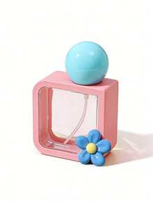 40 ml, wielokrotnego napełniania, kolorowa butelka z rozpylaczem do perfum, kreatywny kwiatowy zapach do podróży, przenośna, przezroczysta, wielokrotnego użytku butelka na perfumy, dekoracyjna, kolorowa szklana butelka - Wielokolorowe - Zobacz 5