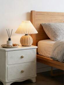 1pc USB Powered Golden Curved Arm Desk Lamp, Retro Style Bedside Lamp, Suitable For Bedroom, Hostel, Dining Room, Camping, Warm Light Atmosphere Lamp - Multicolor - View 6