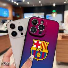 FC Barcelona Logo Design Phone Case Compatible With Samsung Phone Cases,  17,  16 Pro Max,  15 Pro Max,  13, And  12. Made Of TPU Material, Providing Shock And Drop Protection. A Great Gift For Family, Friends, Loved Ones, Boyfriends/Girlfriends, And For Christmas - Màu đen LB55 - Xem 3
