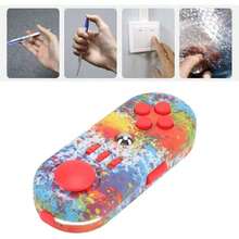Fidget Toy Fidget Retro Controller Game Pad con 13 Juguetes EDC Relax Finger Toy para Aliviar el Estrés (11 Colores de Grafiti),37560917 - Azul menta - Ver 5