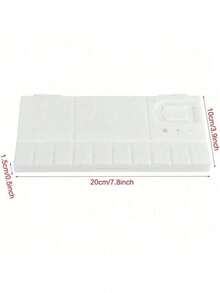 EstiloWalfront Gran Caja De Paleta Plegable, 24 Rejillas Plegables Artista Cuadrado Paleta De PláStico Bandeja De Pintura Caja De Acuarela Herramienta De Pintura Al óLeoVersióN Mejorada - 1 - Ver 5