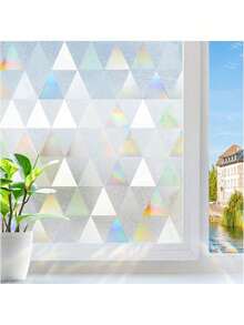 EstiloTendenciarabbitgoo PelíCula De Privacidad Para Ventanas, No Adhesiva,ArcoíRis,Adhesivo Para Ventanas,Vinilo Decorativo 3D Para Ventanas,PelíCula Para Cubrir Vidrieras,Bloqueo Solar UV,17.5 X 78.7 PulgadasCalidad PremiumVersióN Mejorada - 44,5 x 200 centímetros - Ver 10