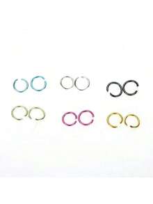 EstiloAnillos de Salto de Colores, 1080 Piezas 6 Colores Anillos de Salto Abiertos Joyería de Aluminio Mixto Coloridos Abiertos de Hierro Creación Kit Cierres para Manualidades DIY LlaverosVersión mejorada - 1 - Ver 7