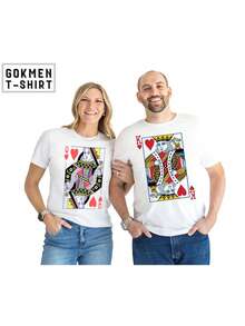Valentine's Day-Shirt Confession Tee Matching Couple Valentine's Day-Shirt. Shirt Sublimation Print. 2 Files (Him And Her) Direct Download. Png File Graphic Tees Men Crop Tops Couple Tee Art Outfits Men-Shirt - Màu trắng 1 chiếc dành cho nữ 3 - Xem 10