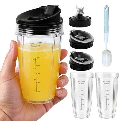 Accesorios Piezas de Repuesto para licuadora Nin ja,Juego de vasos para batidora,compatible con BN401 BN751 BN801 BL642 BL480-30 BL490-30 BL640 CT680 CT640C CT641 NN100 NN102 BL2012