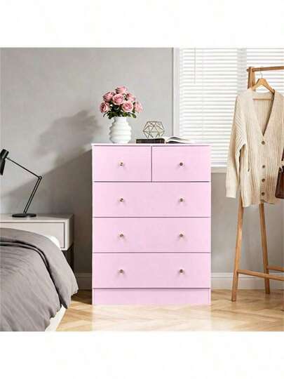 7 Drawers Dresser Chests For Bedroom, Wood Chset Of Drawers,Dressers Organizer For Bedroom, Living Room,Hallway/25.98-In Standard Chest/Drawer Cabinet